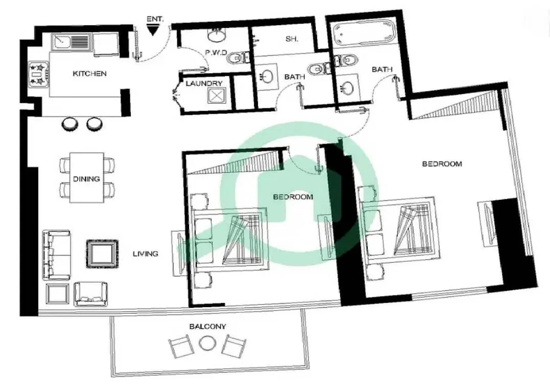 Apartment Fabulous And Spacious 2Br In Nobles Tower Dubai United Arab Emirates